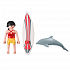 Игровой экстра-набор: Сёрфингист с доской  - миниатюра №1